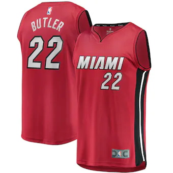 youth fanatics branded jimmy butler red miami heat fast bre-398